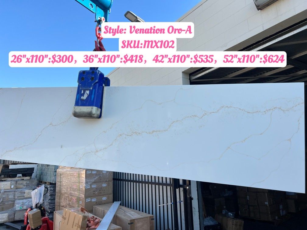 MAX Quartz & Countertop:MX102:Venation Oro-A