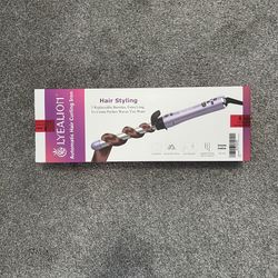 New* Lyealion SW01 3-in-1 Automatic Hair Curling Iron Pink/Gray Electric Coating 