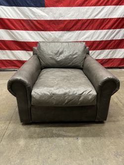 Free Delivery - RH Restoration Hardware Leather LUXE Chair
