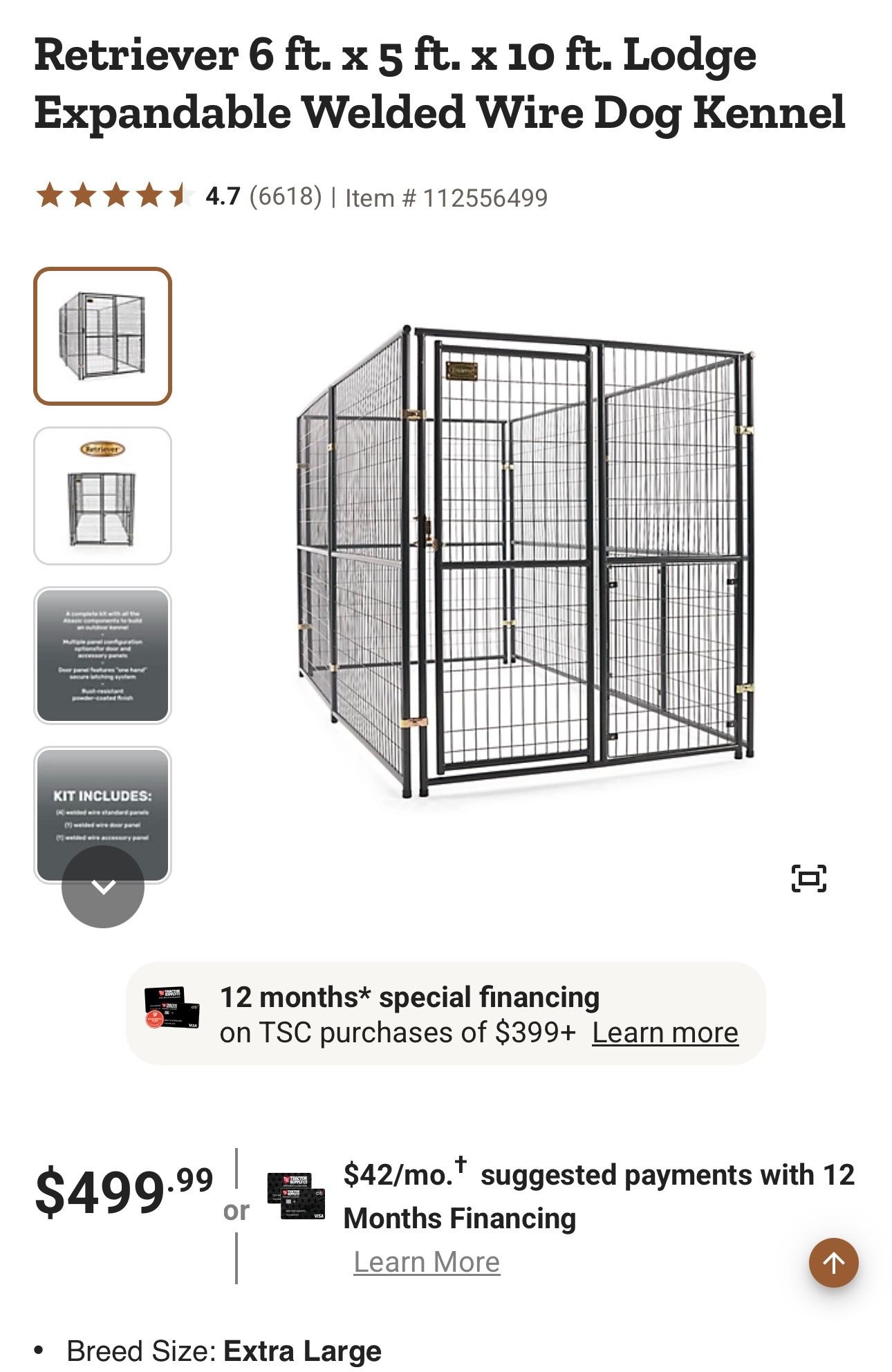 Dog Kennel - Storage