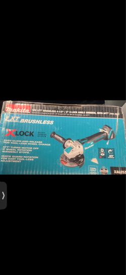 18V LXT Makita Brushless Angle Grinder