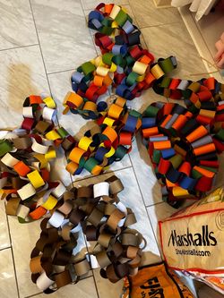 Handmade party decor chains