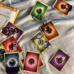 Assorted custom pokémon energy cards