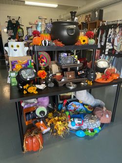 Fall and Halloween decorations