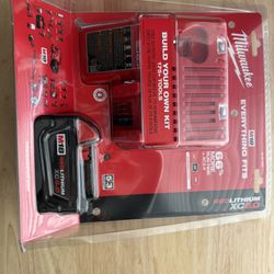 Milwaukee Brand New M18 5.0Ah XC Starter Kit (48-59-1850)
