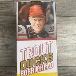 Anaheim Ducks Anaheim Angels Co Branded Mike Trout Bobblehead Baseball