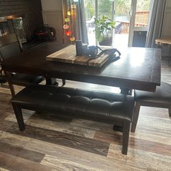 Pier One Solid Wood Dinner Table