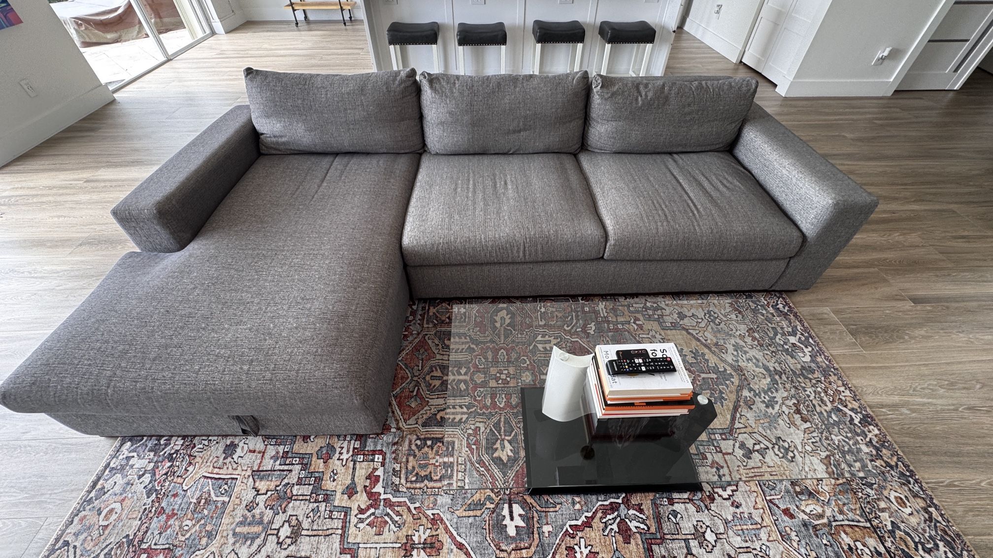 L Shaped Grey Couch