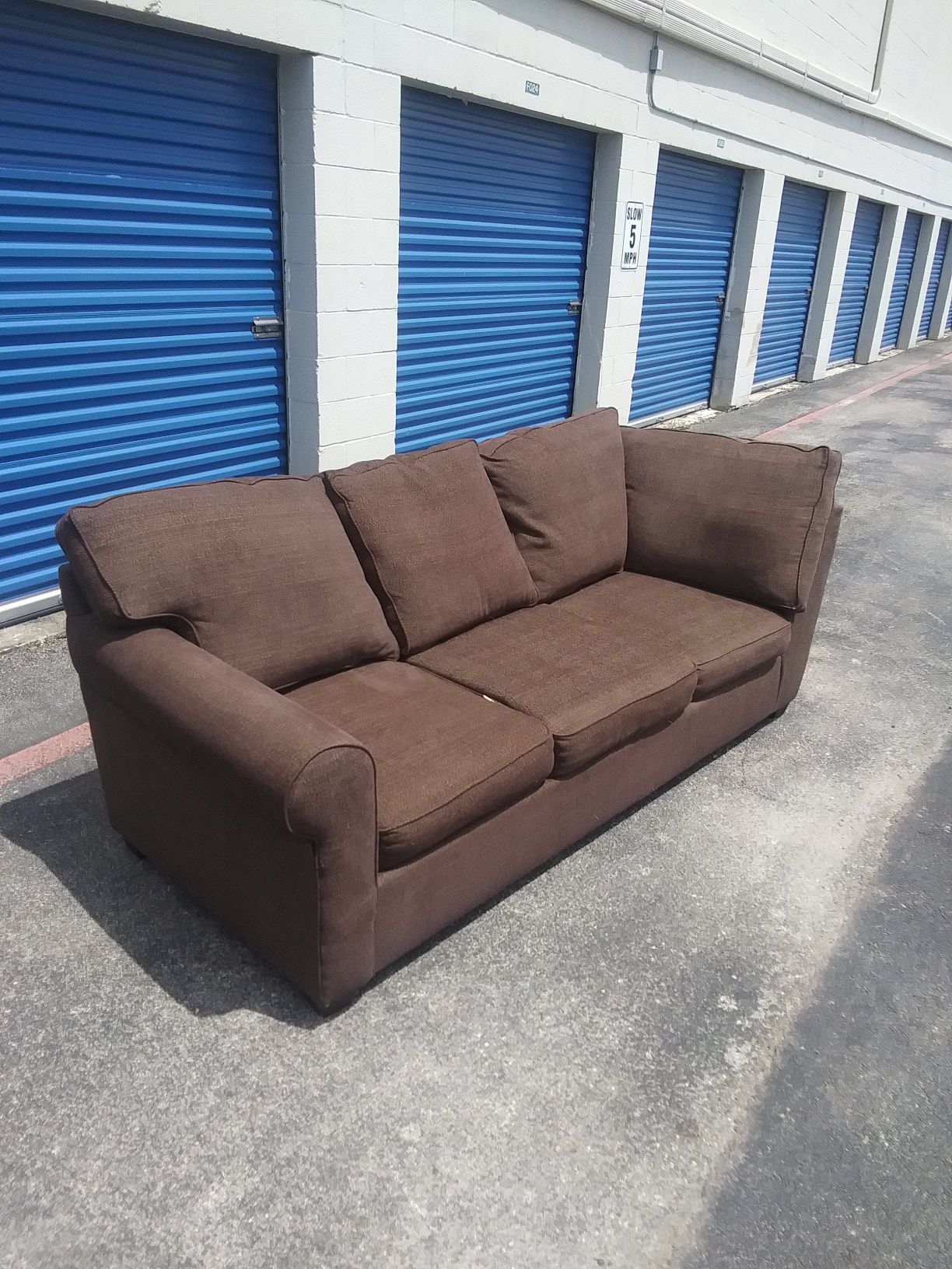 Free Delivery - brown sofa couch