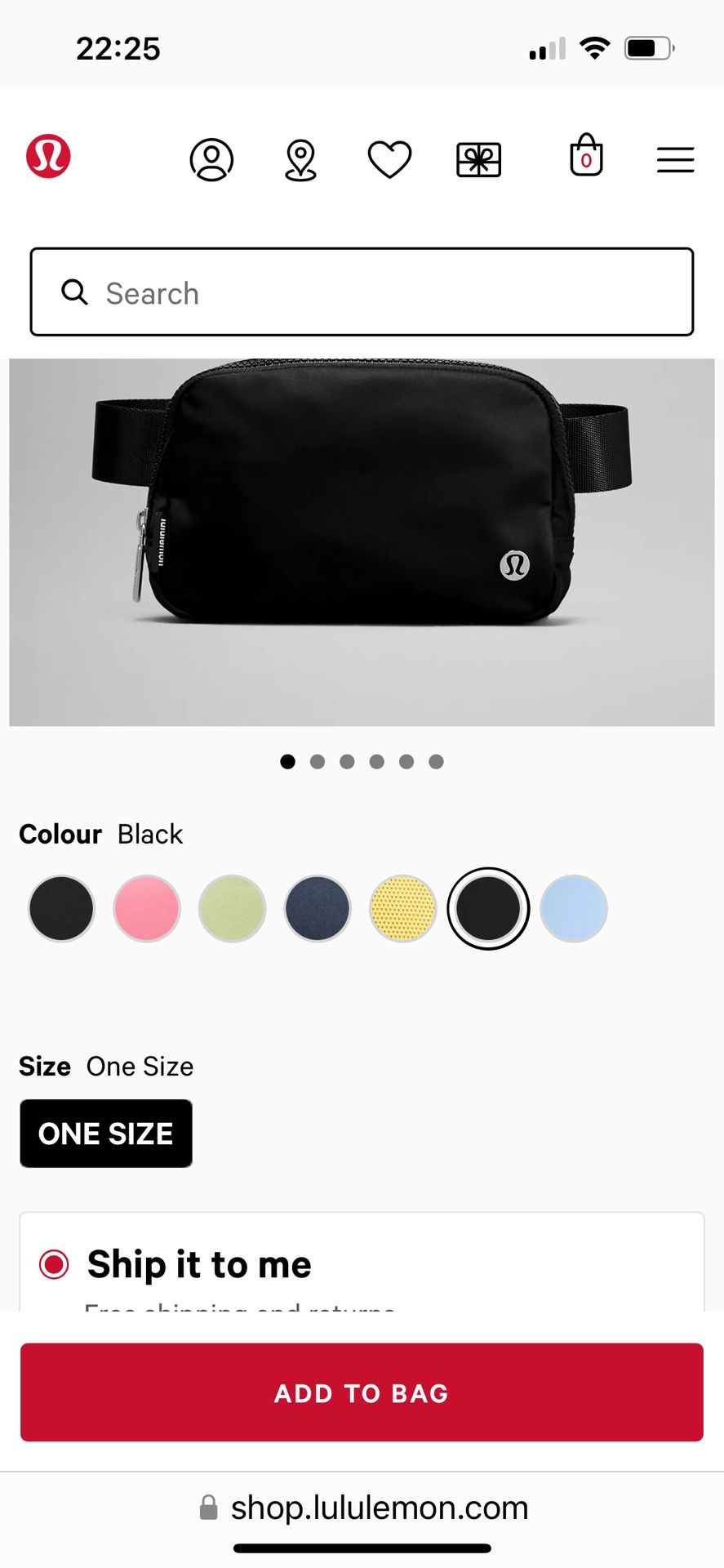 New lulumeon Everywhere Belt Bag