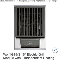 Wolf Electric Grill BBQ