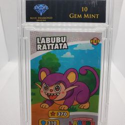 Labubu Rattata Pokemon Labubu Cards Trading Game Card Peru US Seller 10  MINT 