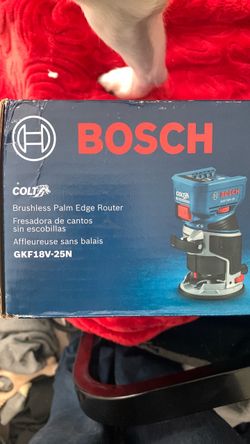 Brand new Bosch brushless palm edge router