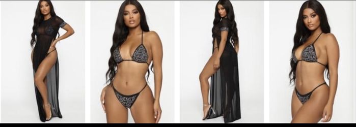 Bathing suit and cover up Size: Medium