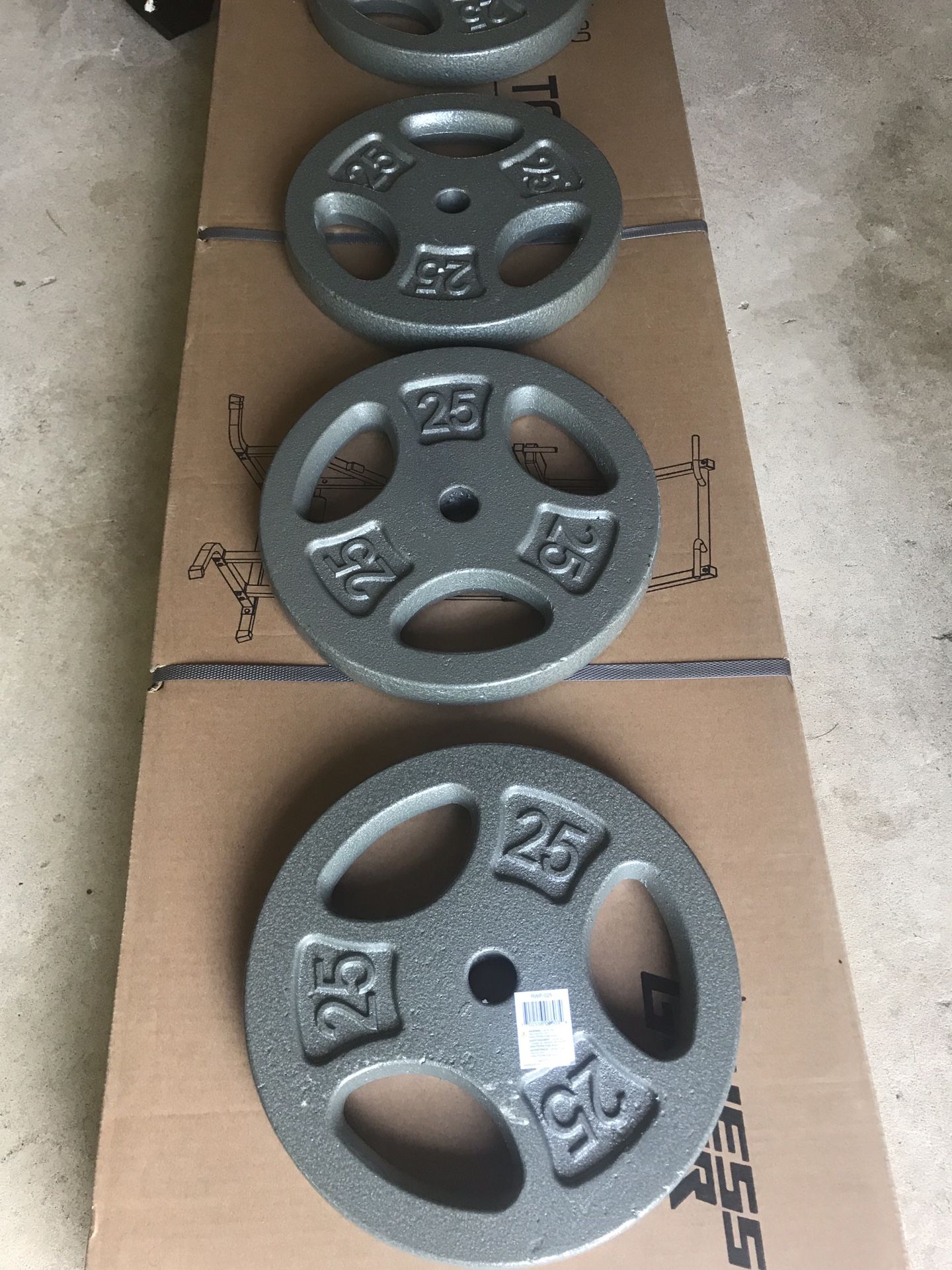 Weights plates 25 Lbs