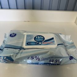 Health Guard Sanitizing Alcohol Wipes, Pack of 80 Wipes