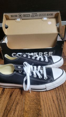 Black Converse size 5.5 men's 7.5 womens