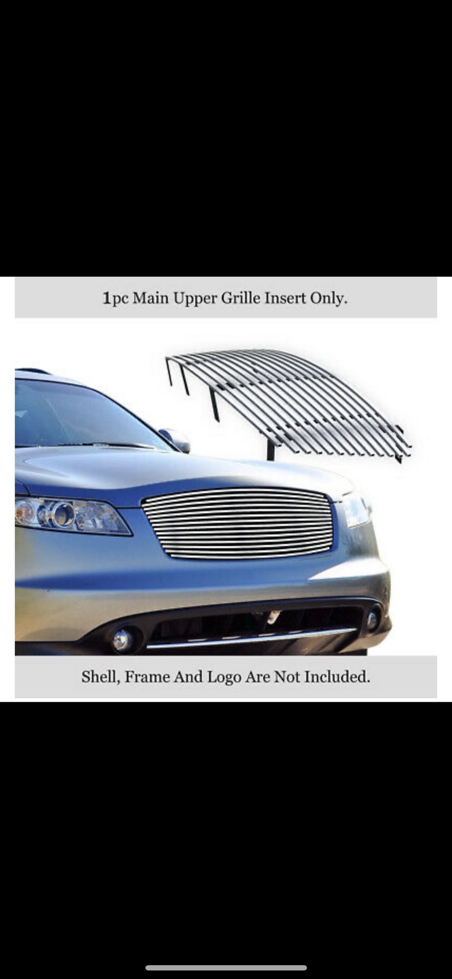 2004-07 Infiniti Fx Billet Grill With Logo