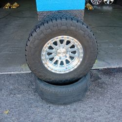 New Arena Wheels 17x9 6x139.7 On USDE TIRE NITTO 33