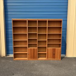 Vintage Cherry Bookshelves Set Of 4
