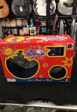 LETS ROCK N ROOL BIG BAND 5 PIECE DRUM SET. ON SALE FOR $20.00.