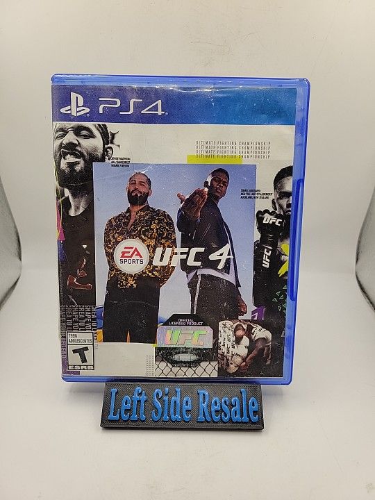 UFC 4 ( Playstation 4 , PS4 ) - CIB - Damaged Art Work -