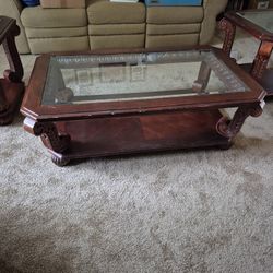 Coffee  Table w/matching End Tables