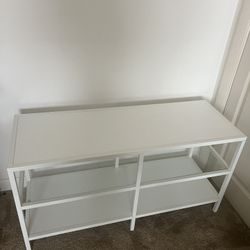 White Classy TV stand 39” X 20.5”