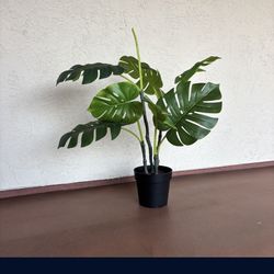 One New 3 Ft Tall Heavy Potted Monstera Artificial Plant