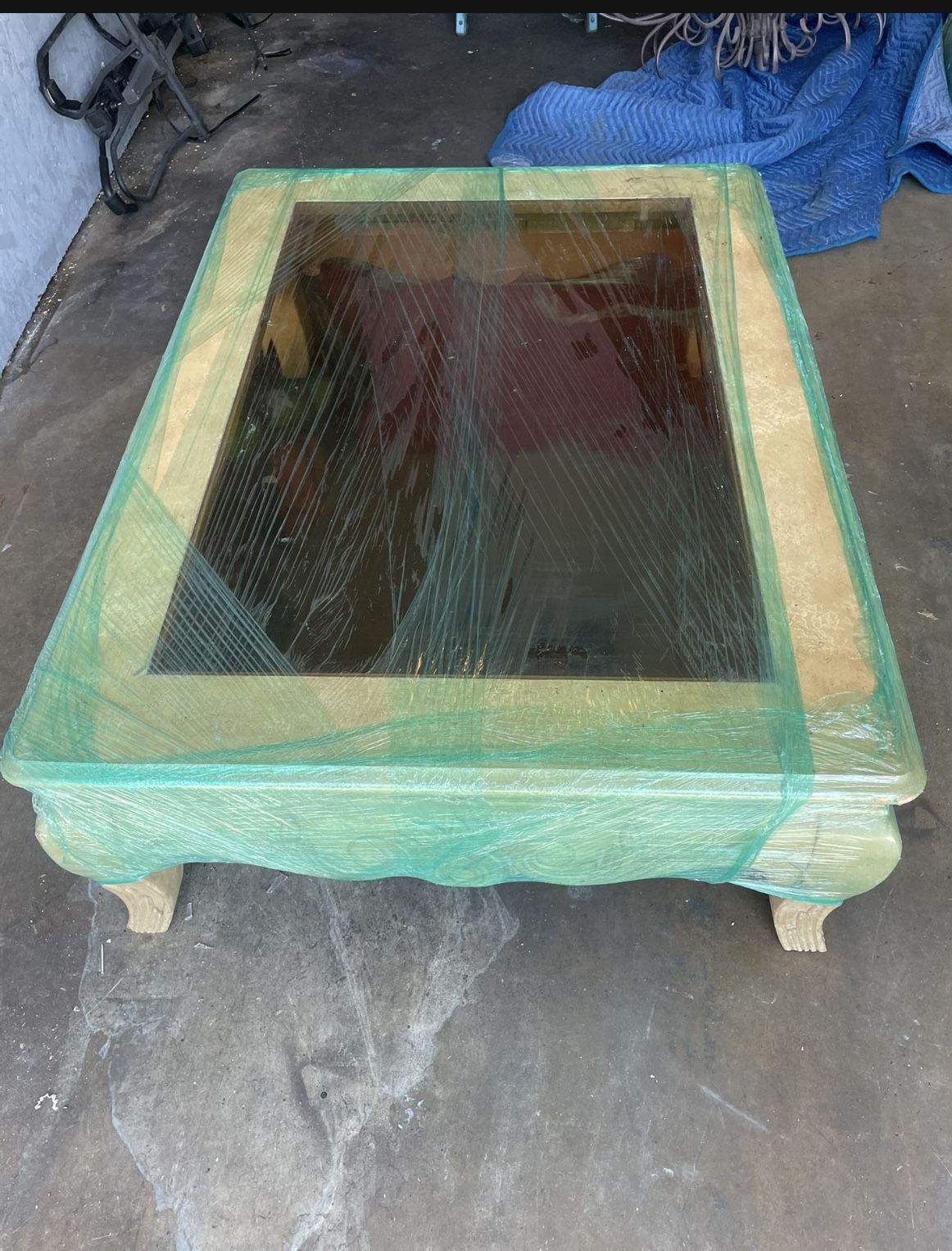 One Coffee Table, 2 End Tables,and Counsel Table