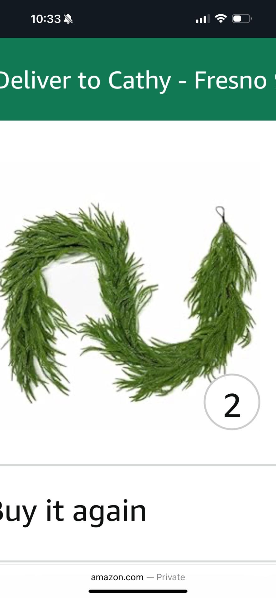 9 Ft. Norfolk Christmas Garland 