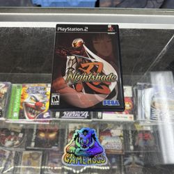 Nightshade Ps2 $70 Gamehogs 11am-7pm