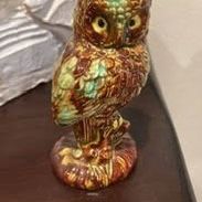 Cute hand painted ceramic owl