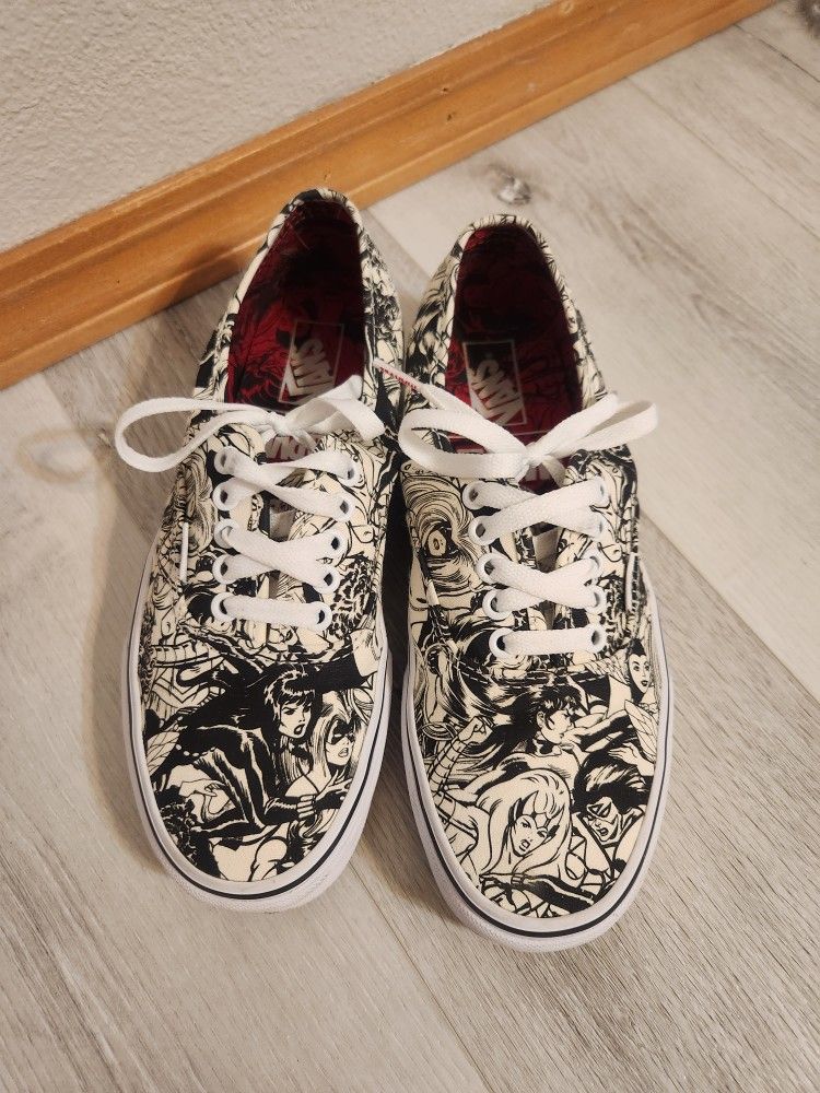 Vans Comicbook Print Size 7 M/8.5 W