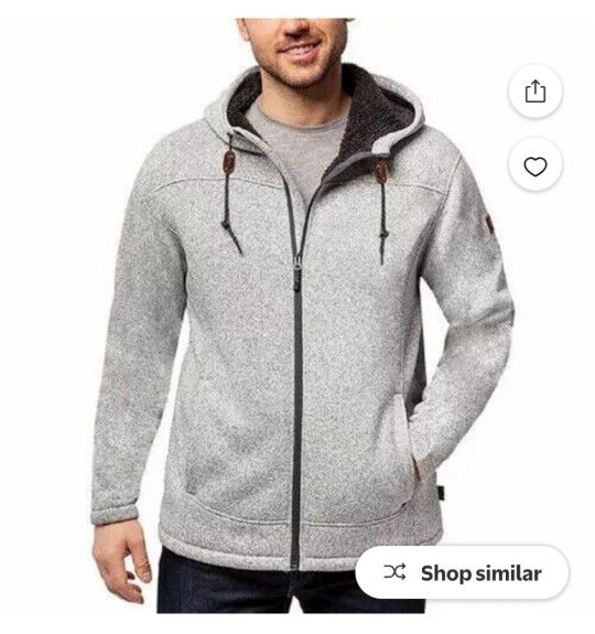 Rugged Elements Men's Drawstring Fleece Lined Hoodie