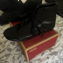 Black High Top Vans (Brand New) 12