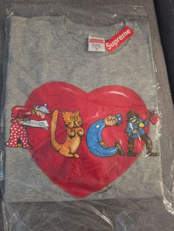 Supreme Graphic T-Shirt Medium Grey