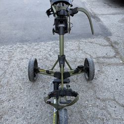 Clicgear Model 4  Golf Push Cart With Wheel Cover 