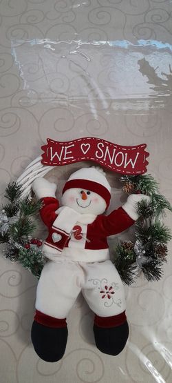Christmas Plush Snowman 
