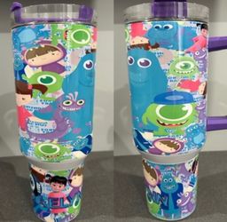 Boo from Monsters Movie Collage - Hot/Cold Tumbler - Multiple Sizes Available!