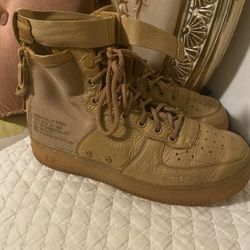 Nike SF Airforce1 Women’s Mid Elemental Gold  Shoes 