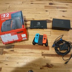 Nintendo Switch First Gen, In A 2nd Gen Box- Like New