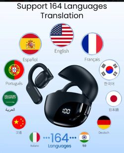 K08 AI Translator Earbuds. 164 Language 80 Hours. New open Stock Item.