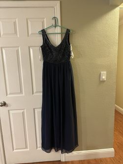 Navy Blue Sequin Dress Size 4