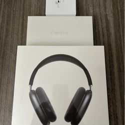 Apple AirPods Max Wireless Over-Ear Headphones, Active Noise Cancelling, Transparency Mode, Personalized Spatial Audio, Dolby Atmos, Bluetooth Headpho