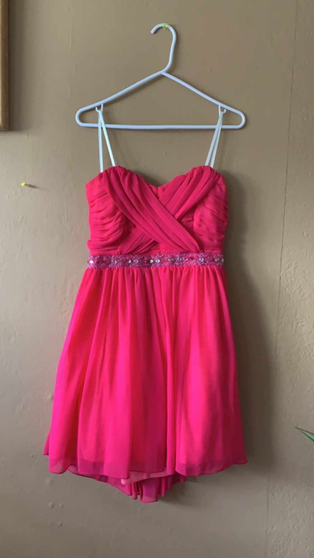 Pink Dress With Sequence