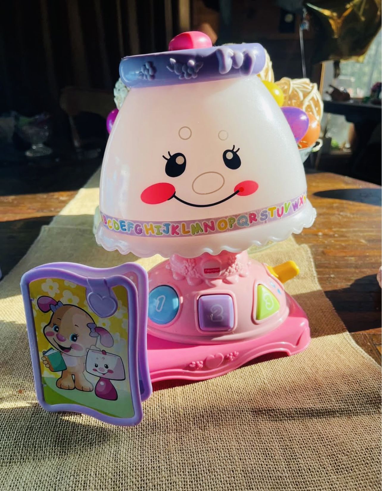 Fisher-Price laugh and learn pretty learning lamp