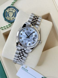 Brand New Rolex Datejust 31 w/ Mother of Pearl Diamonds Dial