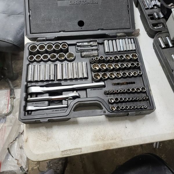 Craftsman Socket Set Half Inch 3/8r And Quarter Inch Drive for Sale in