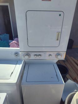 General Electric stackable washer (electric) compact but big capacity